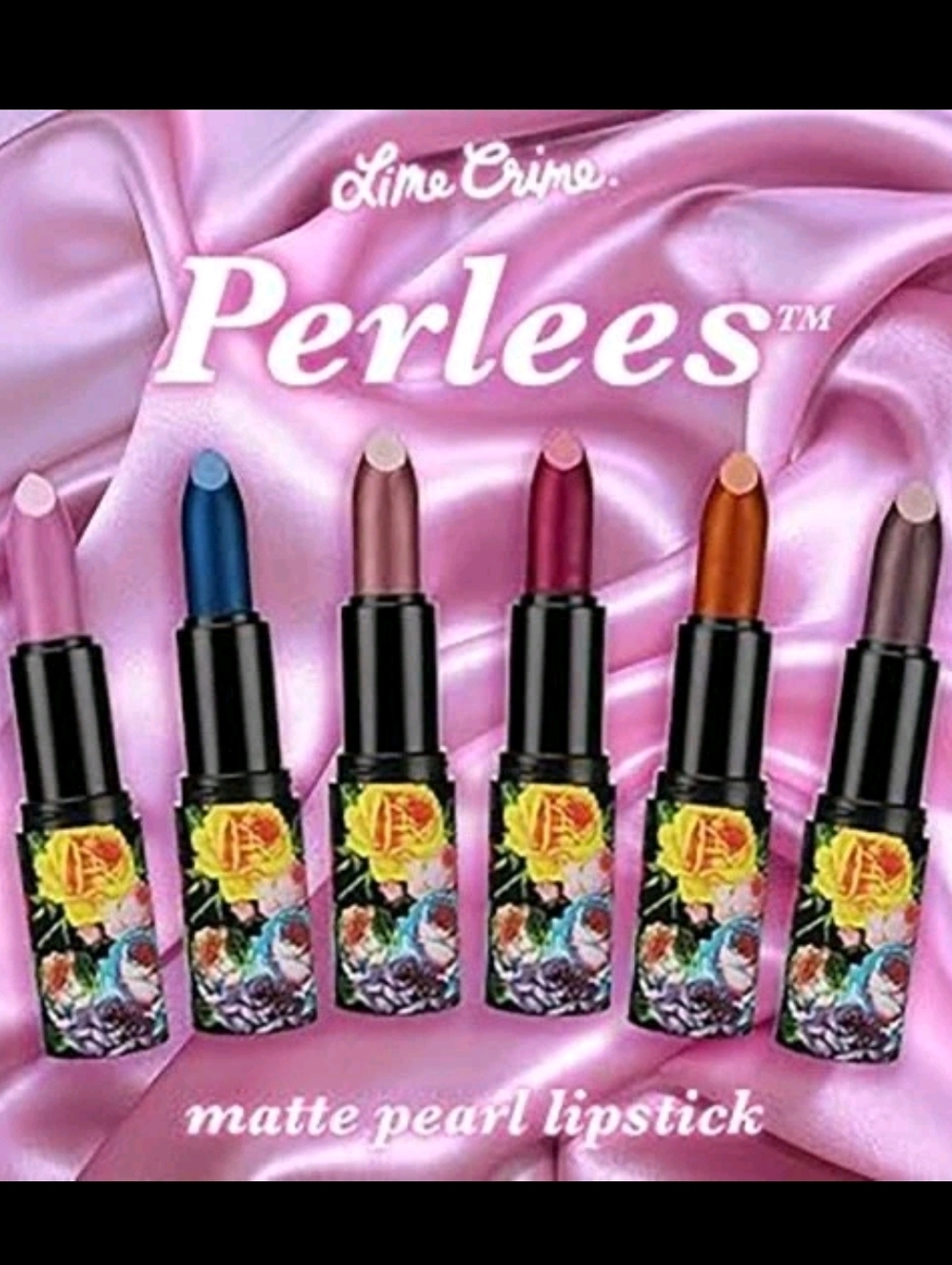 ✨️💄NIB RARE Lime Crime Perlees Matte Pearl Lipstick - MIRAGE Deadstock